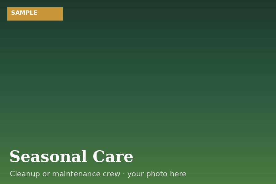 Seasonal Maintenance Packages
