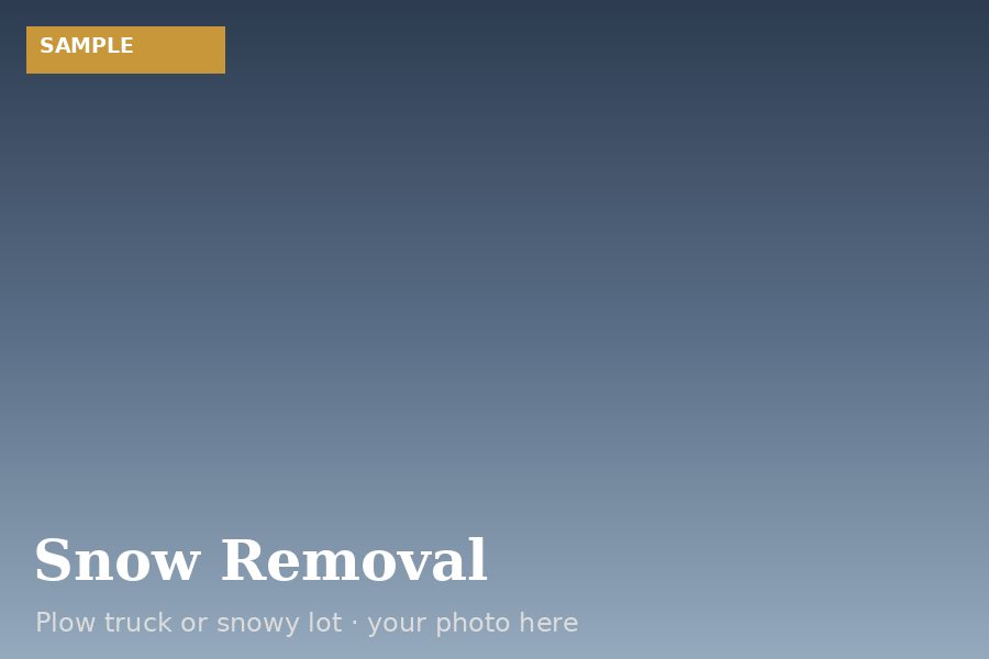 Snow Removal & De-Icing